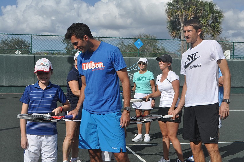 Edward Hamburger, Horia Tecau, Joyce Welch, Jackie Bohannon, Max Mirnyi