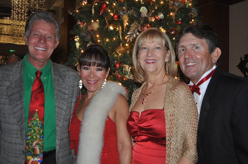 George and Sandra Ceshker with Sandy and Mike McAdaragh