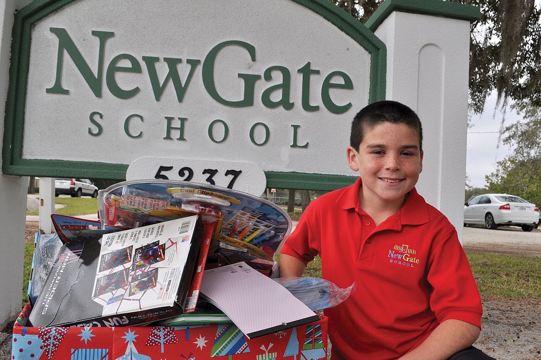 Anyone interested in donating to Aidan PearsonÃ¢â‚¬â„¢s toy drive can bring an unwrapped gift to the NewGate office, located at 5237Ashton Road.