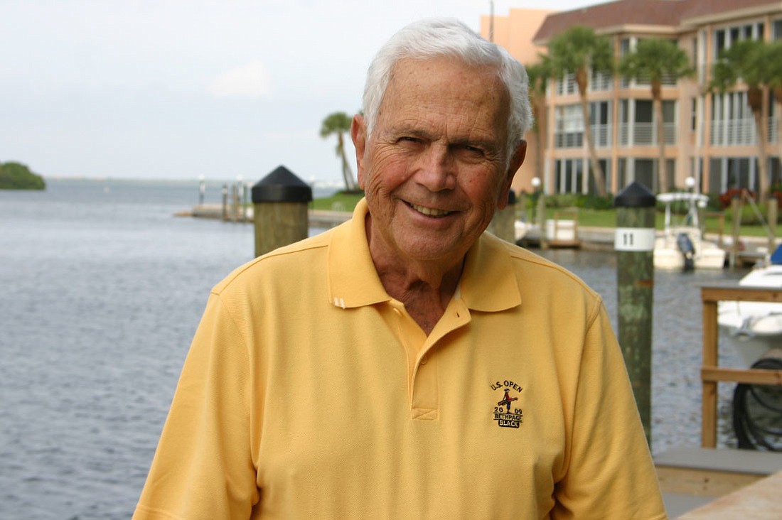 Hal Lenobel, pictured in late 2009, at Longboat Harbour, where he has owned a unit since 1969. File photo.