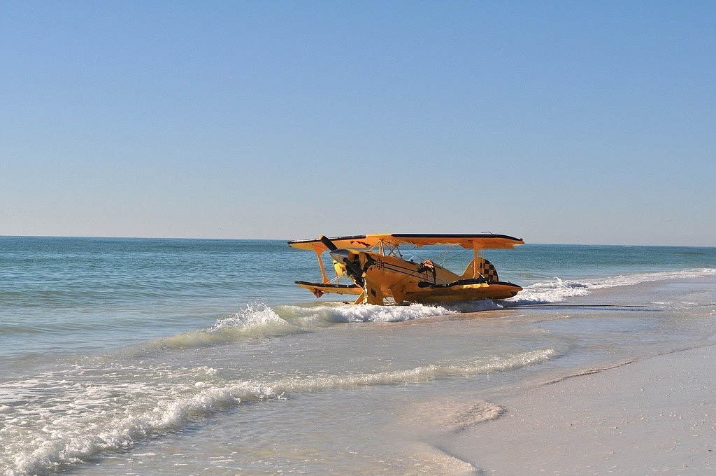 The plane was pulled out of the water with the help of Sea Tow, The Sarasota Police and Beach Patrol.