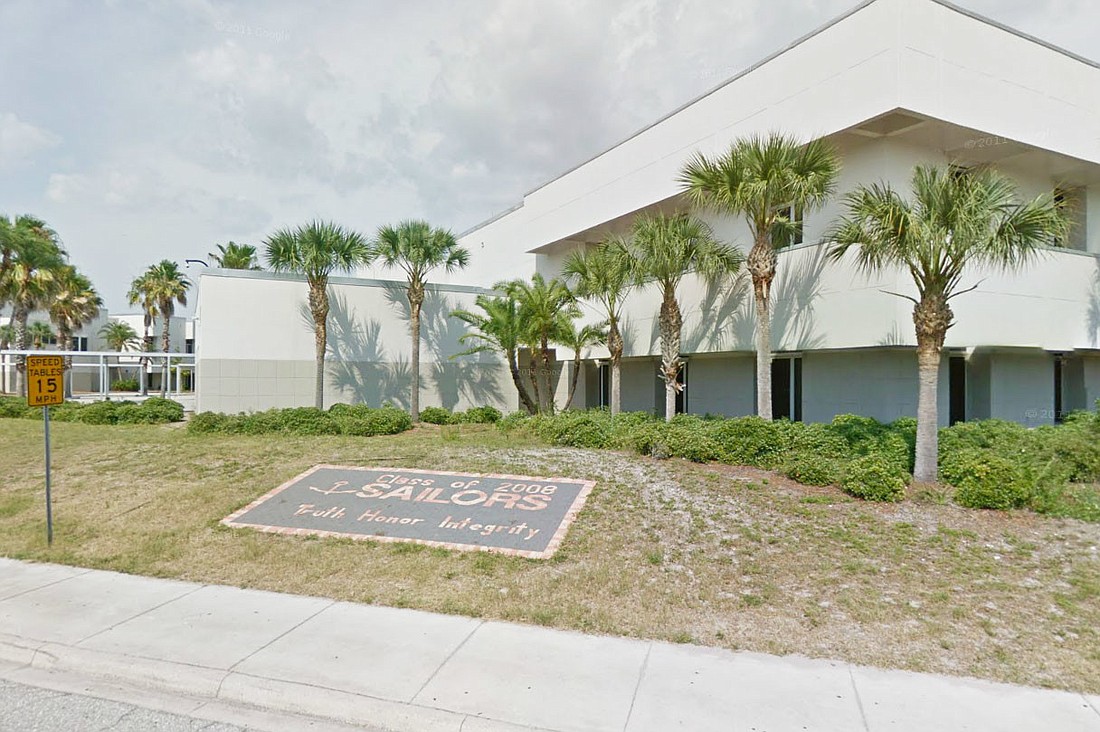 Sarasota High principal Jeff Hradek estimated that attendance was about 50% Friday, a makeup day after finals at the school. Image courtesy of Google images.