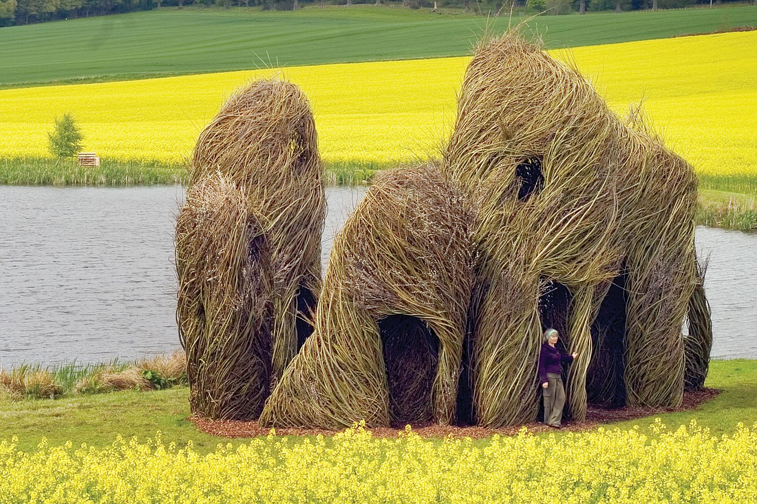 Patrick Dougherty's "Close Ties" is an example of what to expect for his upcoming installation. Courtesy photo