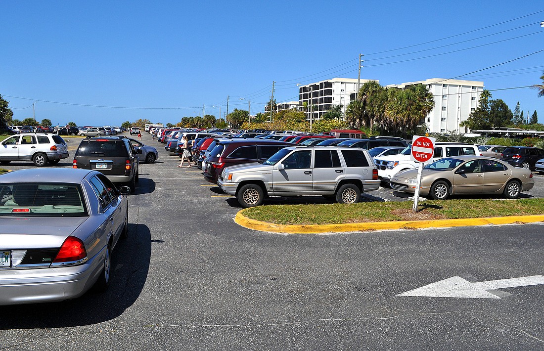 The current design for the Siesta Key public beach enhancements includes 160 additional parking spaces.