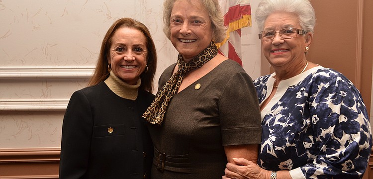 Linda Long, Senator Nancy Detert and Cynthia Crowe
