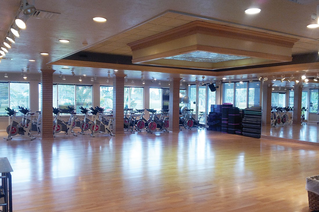 The Longboat Key Club's new Mind & Motion studio for fitness classes. Courtesy photo.