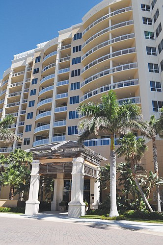 Unit 1002 at The Beach Residences, 1300 Benjamin Franklin Drive, has three bedrooms, three baths and 3,964 square feet of living area. It sold for $2.9 million. File Photo.