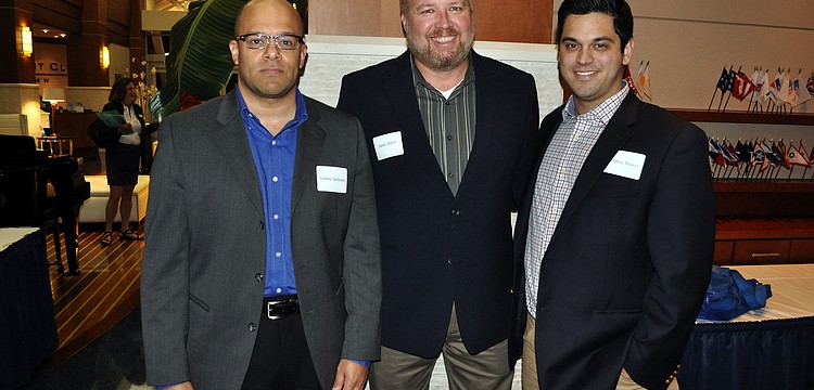 Panelists Johnny Jackson, Jamie Miller and Andres Malave