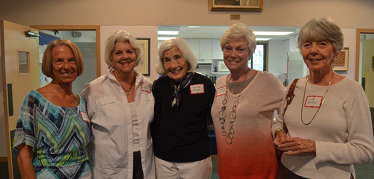 Peggy Williams, Francie Hall, Eunice Nelle, Karen Hastings and Liz Smith.