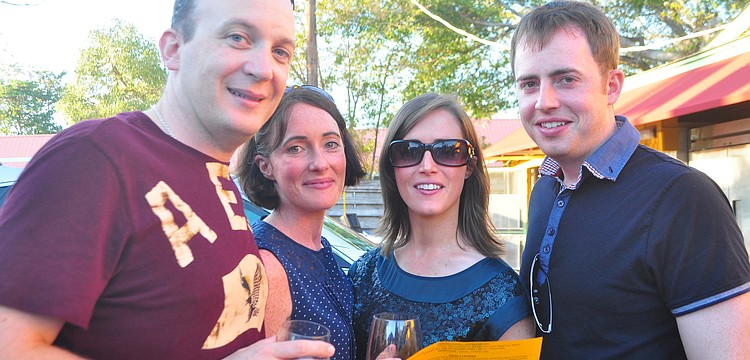 Michael and Una Cunningham with Adeline and Colin Fox visit from Ireland