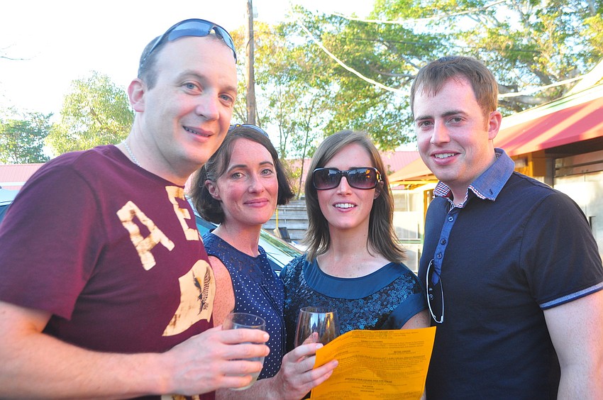 Michael and Una Cunningham with Adeline and Colin Fox visit from Ireland