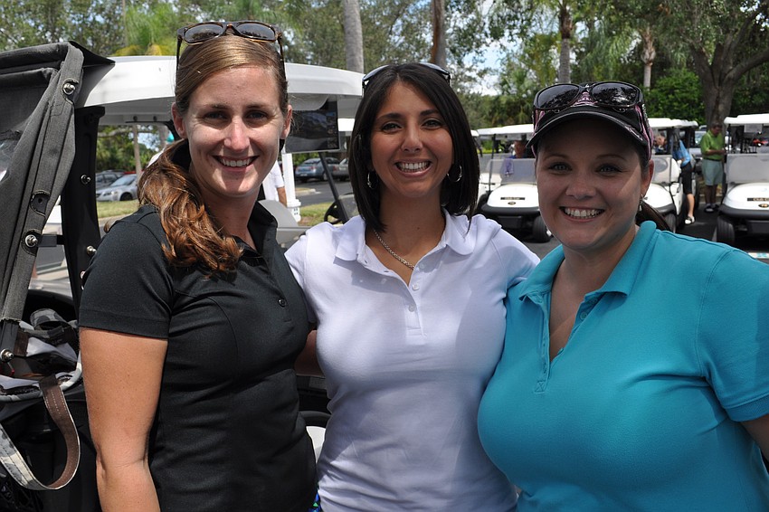 Anne Stone, Jennifer Santora and Katie Folds all teach at Gullett.