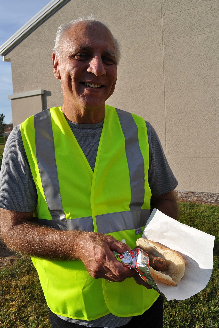 Jerry Ripo assisted guests with parking.