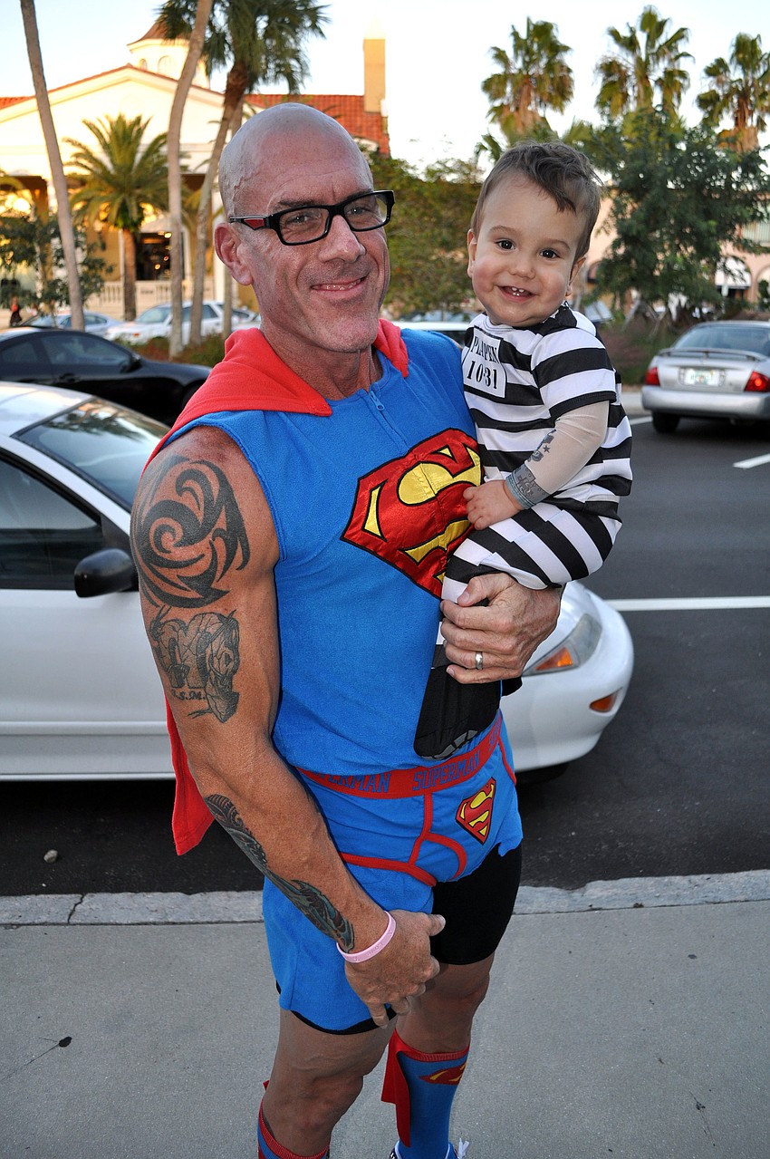 Jeff Morrow with his son, Jack, 13 mos.