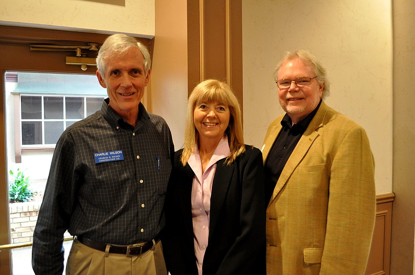 Charlie Wilson, Pam Truitt and Rick Fawley