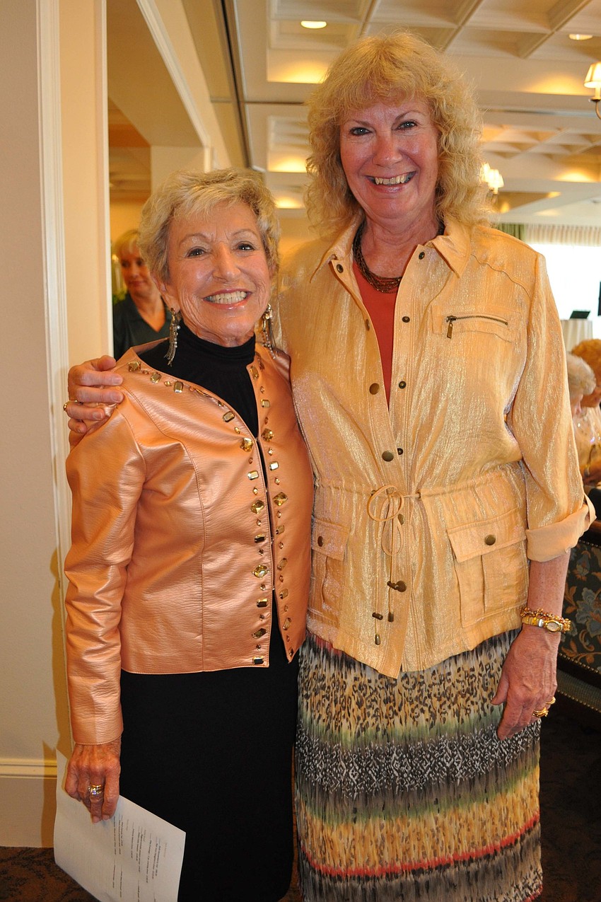 Barbara White with Pat Bajkowski