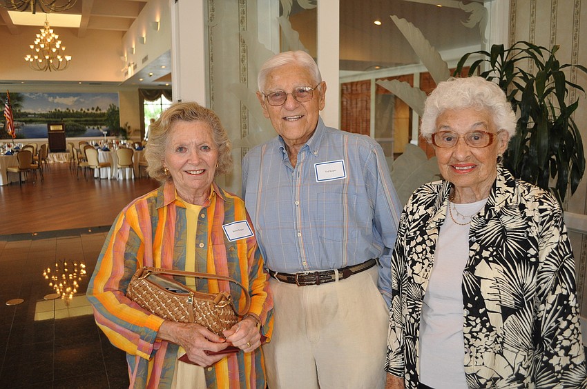 Renee and Ted Kasper with Eleanor Golden