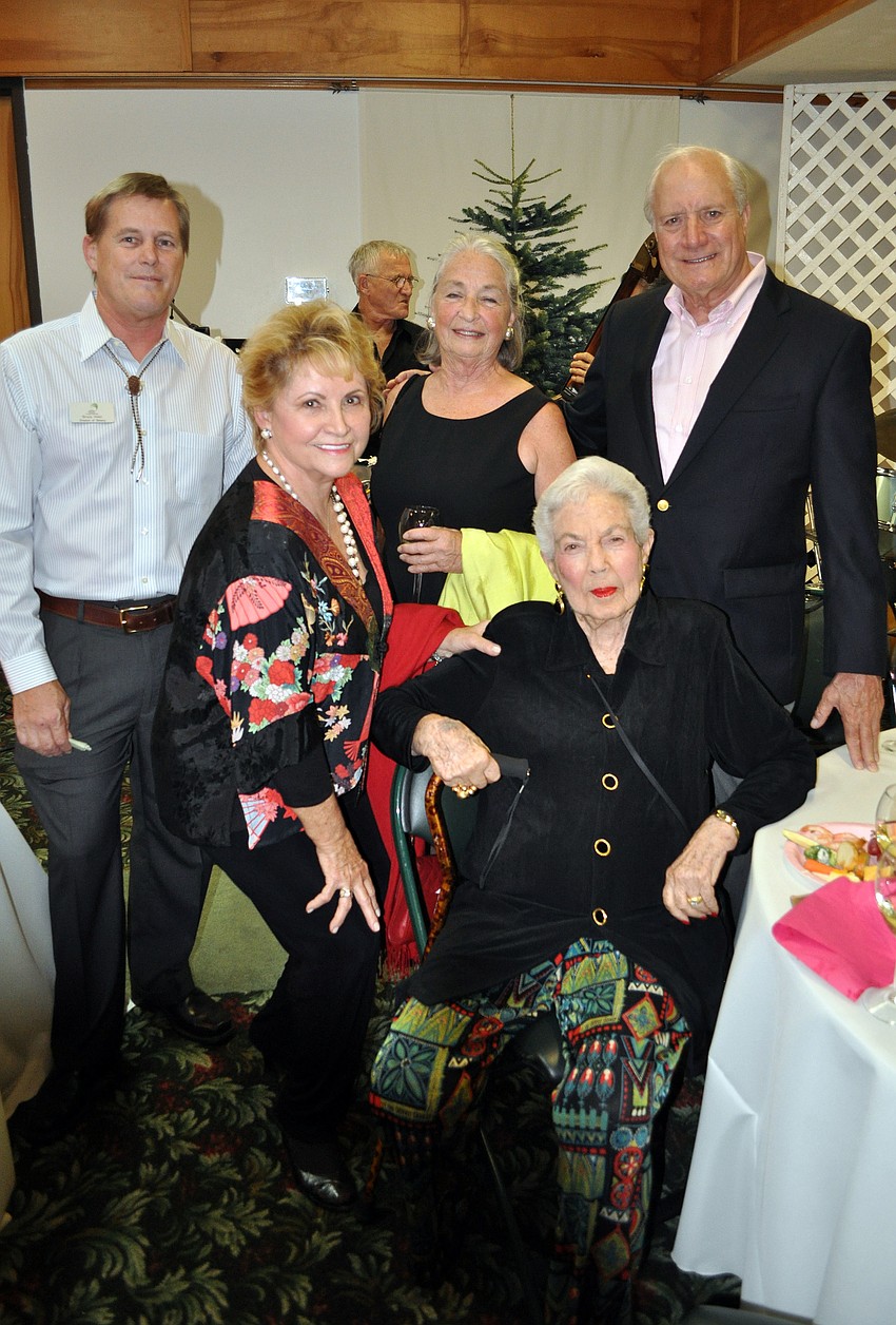 Bruce Holst, Margarete Van Antwerpen, Jan Swan, Nathalie McCulloch and Hobart Swan