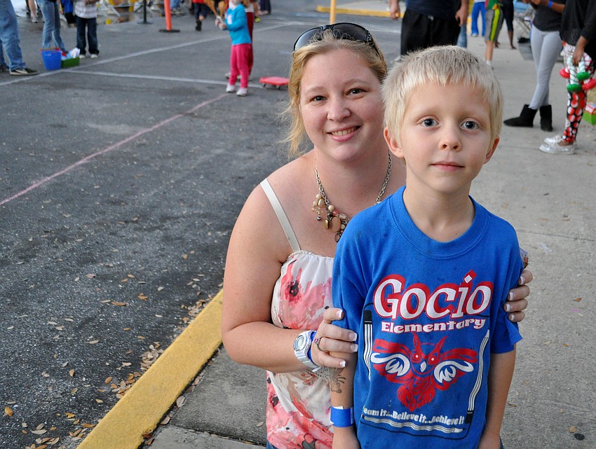 Sara Stanley and her son, Lucas
