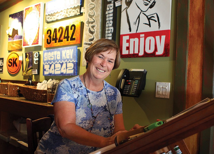 Breakfast Hostess Mary Ann Pelley brings service and smiles to those who dine at Claytons.