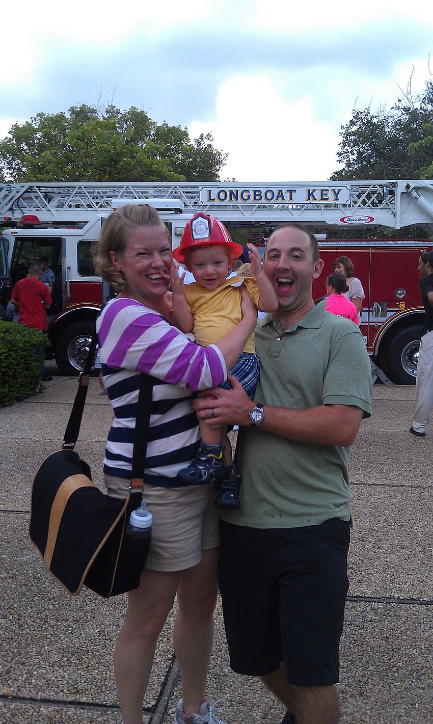 Erika, Connor and Anthony Valentino took part in Family Fun Day Aug. 19 at the Longboat Key Club and Resort.