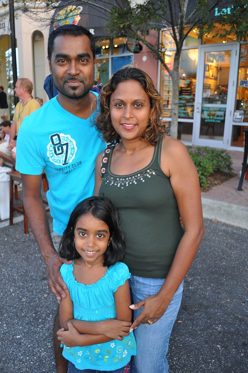 Rajin and Kavita Ramsaran brought their daughter, Renna, 6.