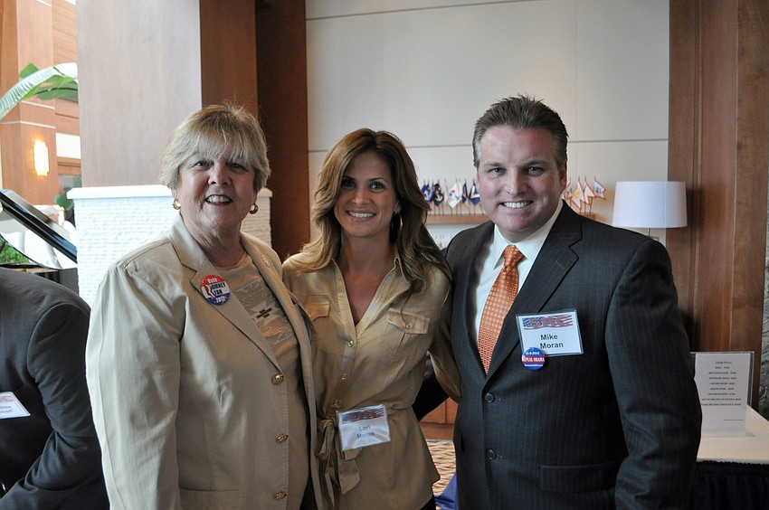 Casey Pilon with Lori and Mike Moran