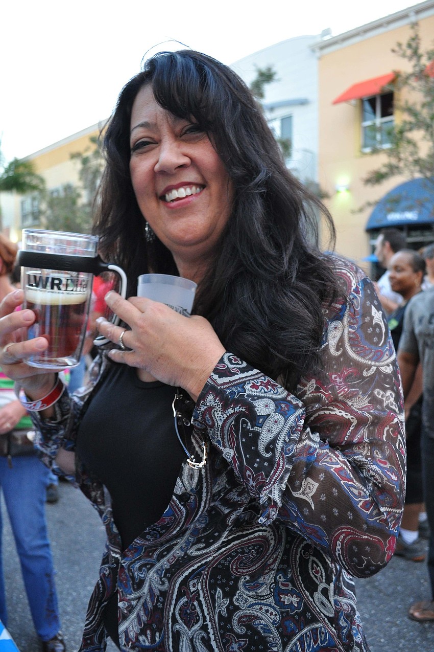 Paulette McGrath said she loves to attend beer festivals.
