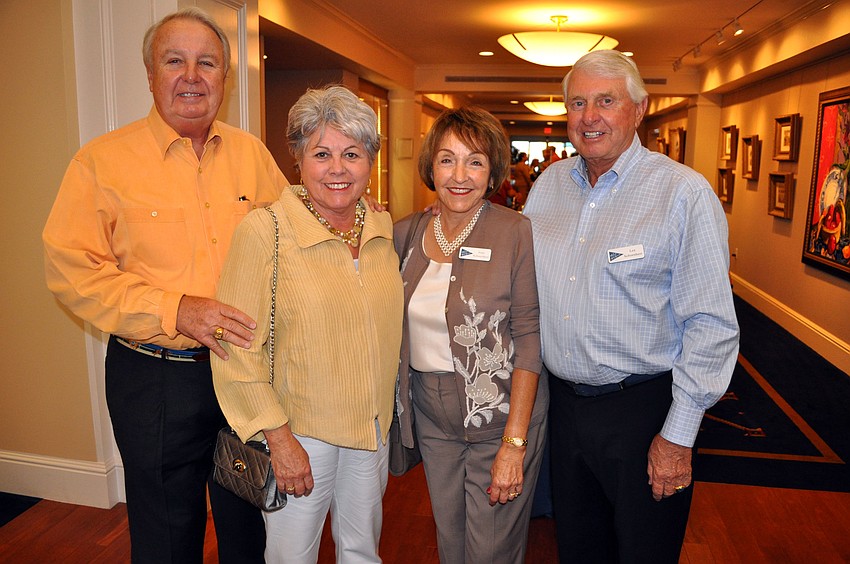 Edward and Helen Rhawn with Joan and Lee Schoenherr