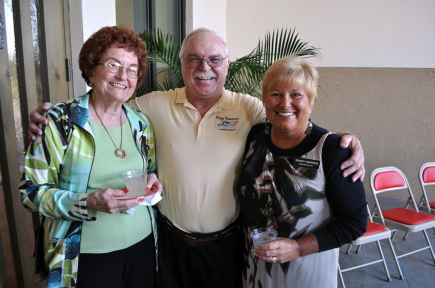 Ruth Strauss, Bill Buckley and Sandy Warren