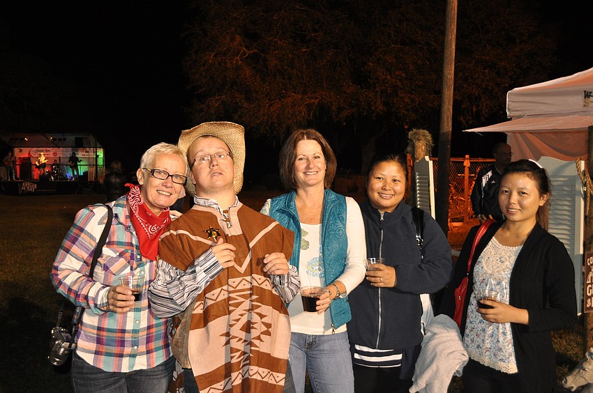 Marion Morrall, Bradley Morrall, Karen Schneider, Htan San and Lily Bawkli