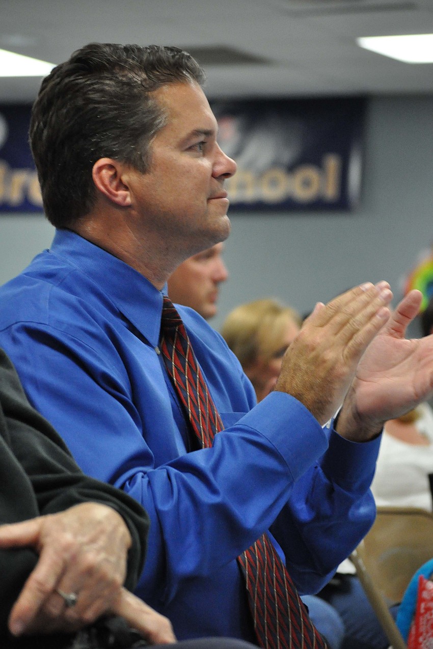 Assistant Superintendent of Teaching and Learning Bob Gagnon got a front row seat.