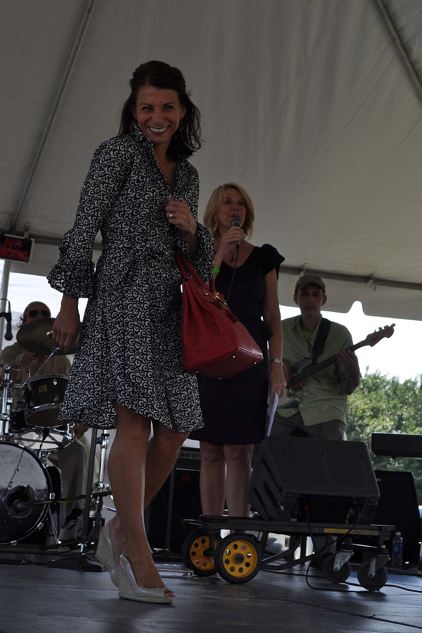 Ericka Minniti was one of the models for the fashion show.