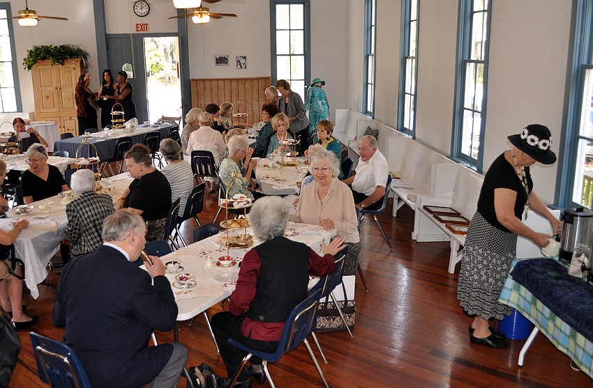 There were 50 people in attendance for the High Tea that benefited the Historical Society of Sarasota County.