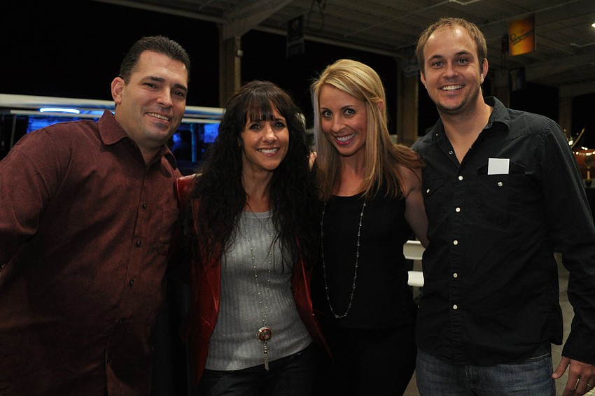 Jim and Jamie Phillips with Ashley and Tim Gruters