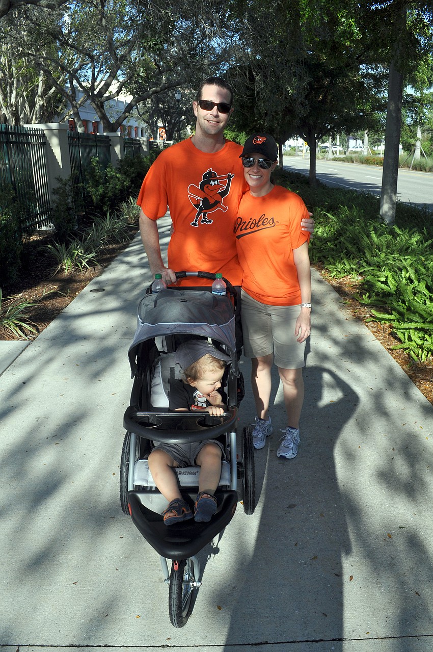 Trevor and Holly Markham with their son, Mason.