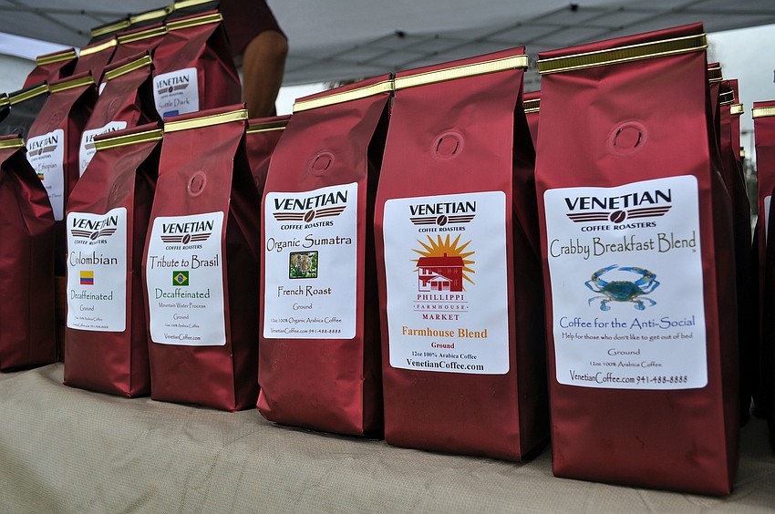 Venetian coffee sells a variety of blends including a Farmhouse Blend made especially for the market.