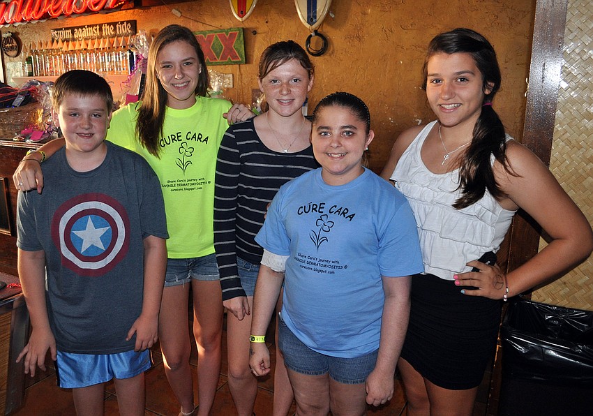 Trent Schnathmann, Allison Schnathmann, Kayln Drumm, Cara Bodziak and Julianna Efthimiades