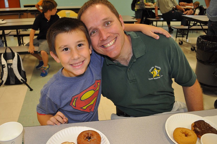 Ethan and John Vertich each started with two doughnuts.