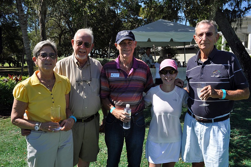 Madelyn and George Spoll, Phil and Fanny Younger and David Brenner
