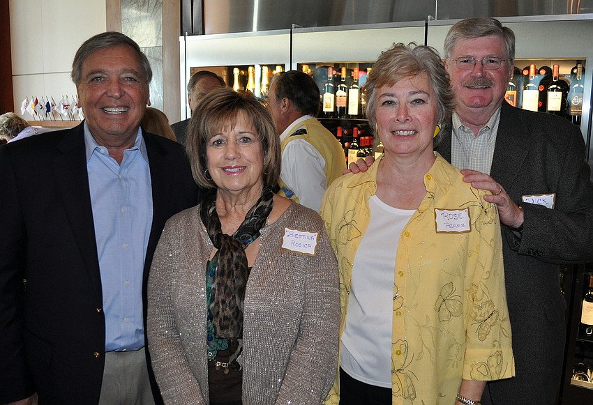 Gabe and Bettina Rosica with Rose and Dick Pears