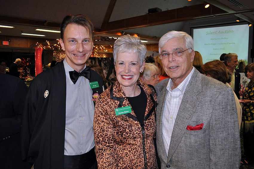 Gil Lee with Donna and Mike Baker