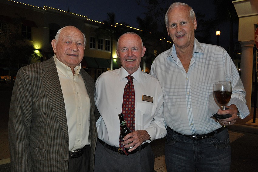 Ted Gillie with Premier Sotheby's Realtor Don Carroll and Bob Emrick