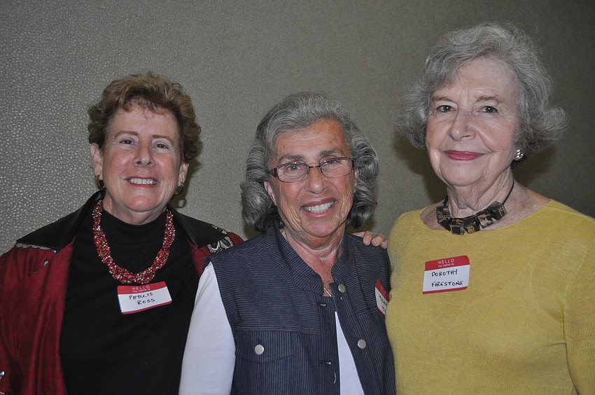 Phyllis Ross, Mickey Taub and Dorothy Firestone