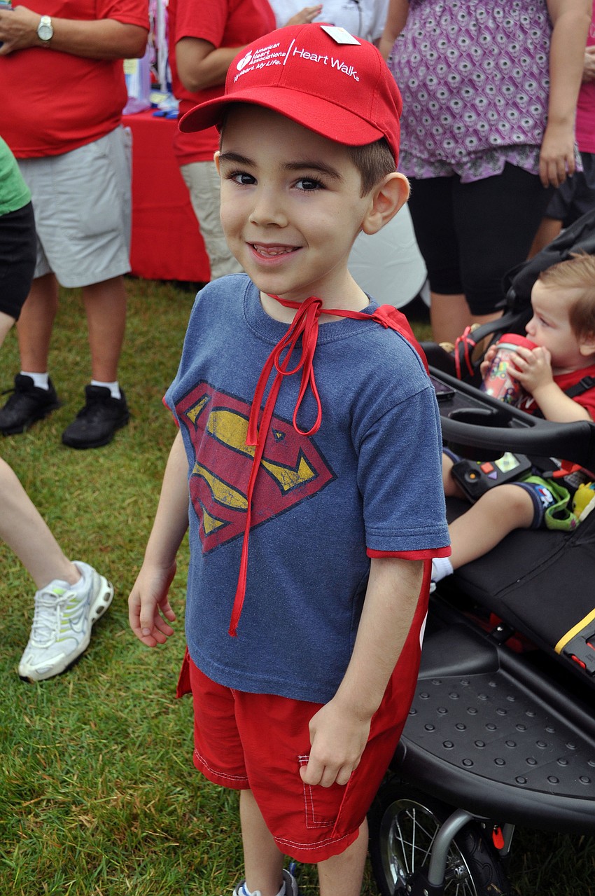 TJ Resch, 5, is a heart disease survivor.