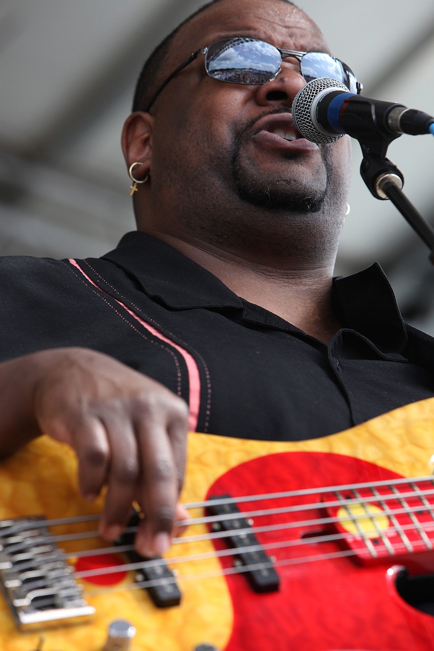 Curtis Salgado's bass player