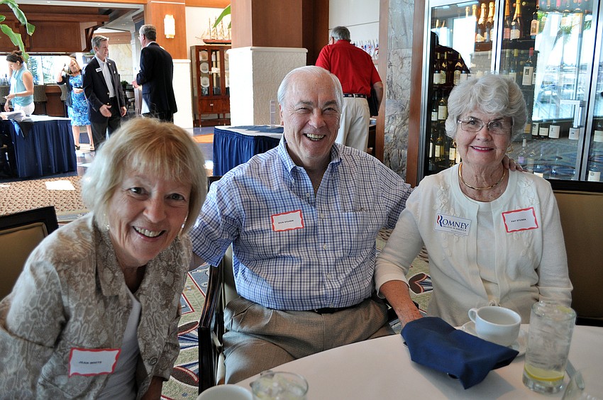 Jean White with Dick and Pat Stusek