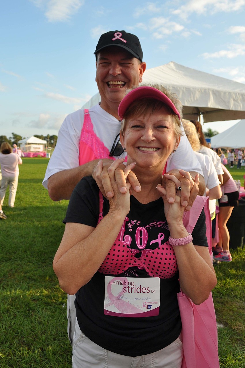John Bailey spent the morning with his fiancÃ©e, Carol Murphy.