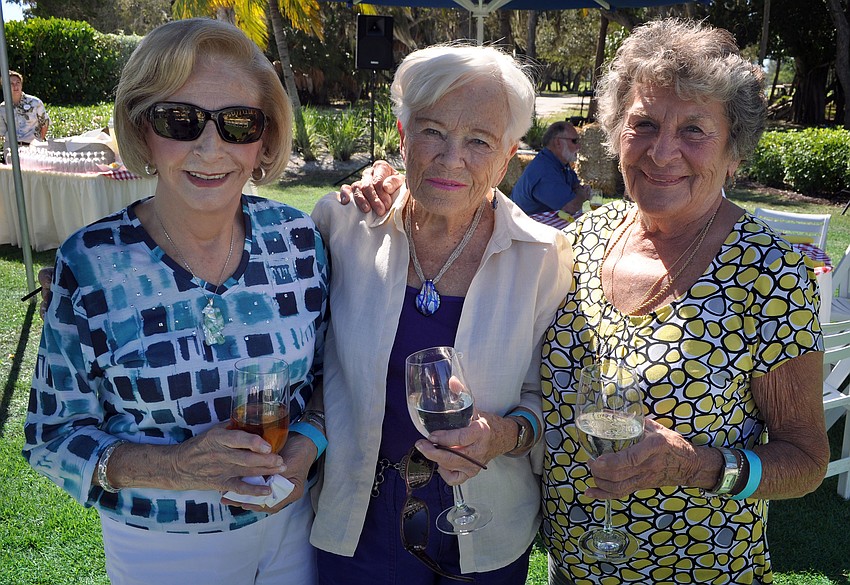 Rose Thomason, Madeline Raftery and Gladys Henry