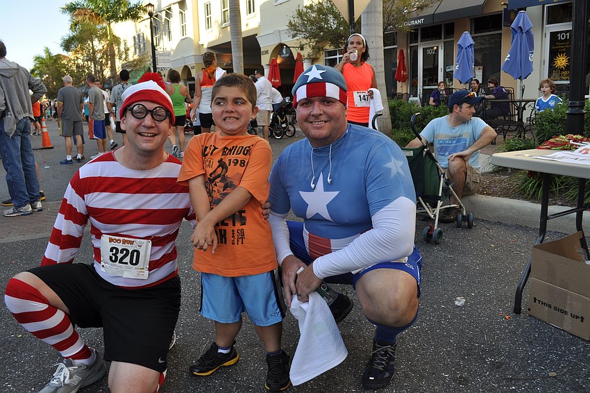 Nick Tullio, Grayson Tullio and Tony Fitzgerald